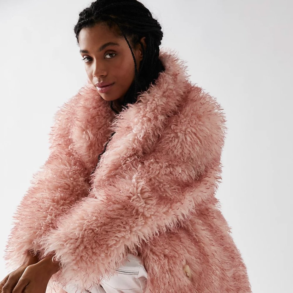 Free People Helena [Mongolian Style] Shearling Coat
